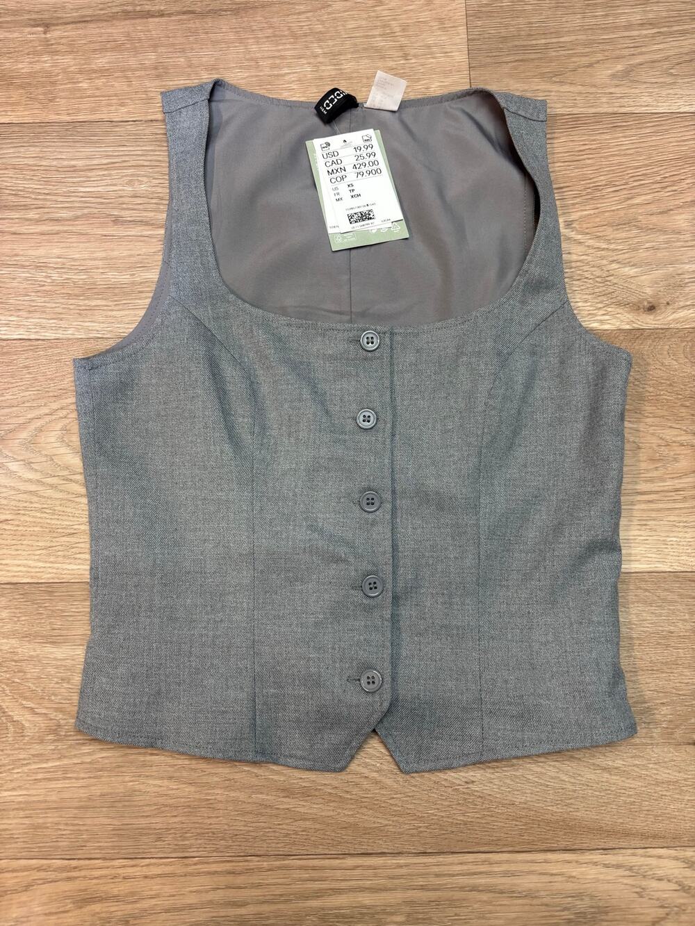 Divided H&M Women’s Vest Gray Size XS